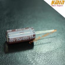 12000 Hours Capacitor 33uF Aluminum Electrolytic Capacitor