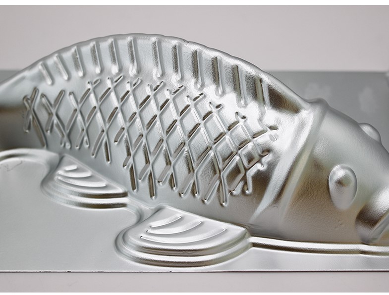 Pan09 de la torta de la aleación de aluminio de la forma del pez 3D 3D Fish Shape Aluminium Alloy Cake Pan09