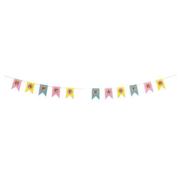 " Happy easter" bunting banner