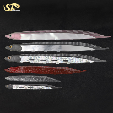  SUPERIORFISHING Ribbonfish Soft Lure - 280mm/220mm/150mm Leucorrhea Slender Bait PVC Fishing Lure JJ1528