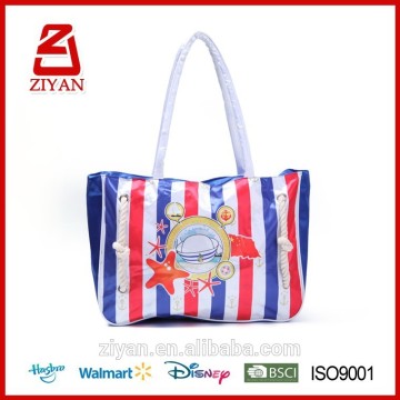 PVC foldable beach bag for women