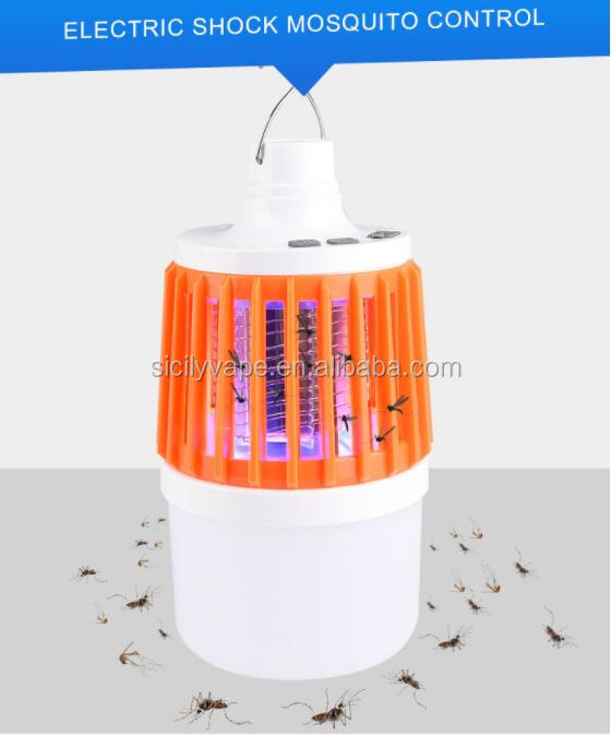 Rechargeable waterproof camping lantern Mosquito Killer, 2200mah LED Lantern Repellent light Insect Bug mosquito Trap