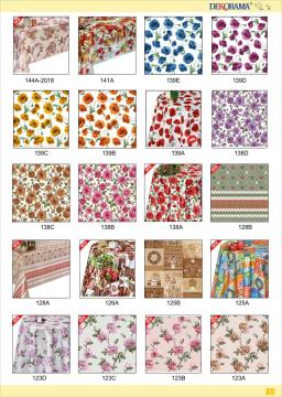 Dekorama Vinyl tablecloths with green vintage tablecloths