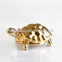 The family decorates Plating gold glass artware tortoise