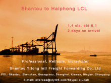 LCL Consolidation from Shantou to Haiphong