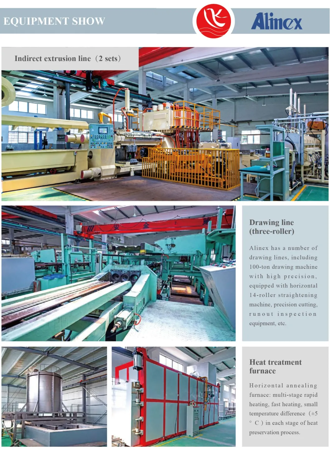 Perfil de alumínio de produto de extrusão industrial de alumínio