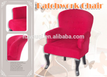 Living Room Fabric Covered Patchwork Sofa