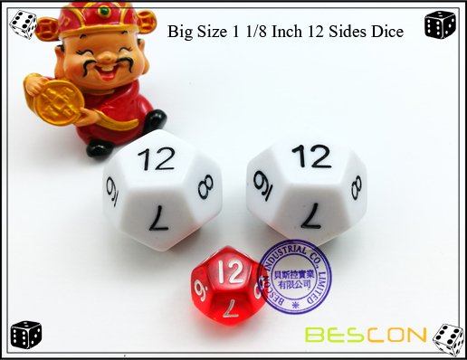Tamaño grande 29MM 12 dados de los lados Big Size 29MM 12 Sides Dice