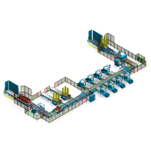 Intelligent Factory Supply Sort and Repair Line for Pallet Recycling