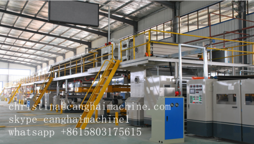 3/5 ply corrugated cardboard production line