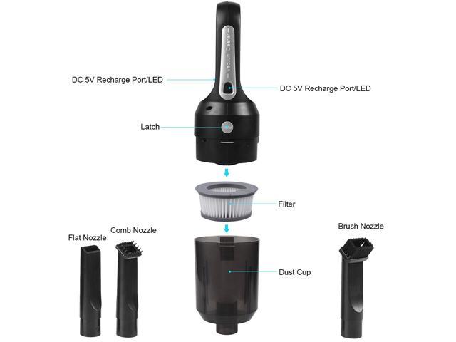 Mini Handheld Vacuum Rechargeable Portable for Car