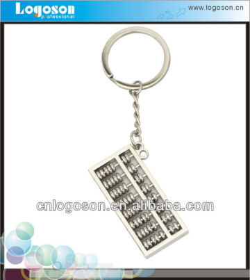 Funny multi-function metal mini abacus keyring