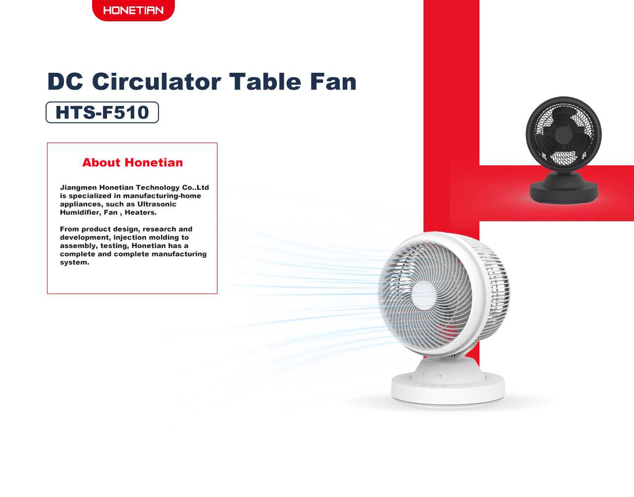 F510 circulator table fan F510 circulator table fan