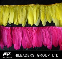 Wholesale 5 Inch Dye Goose Feather Trimming