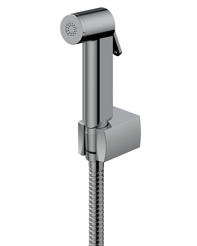 Mezclador termostático de ducha de latón duradero de lujo con juego de rociador de bidé de latón