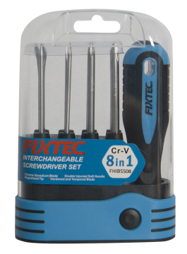 8pcs interchangeable screwdriver set