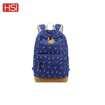 Hot sell canvas backpack vintage canvas backpack  wholesale