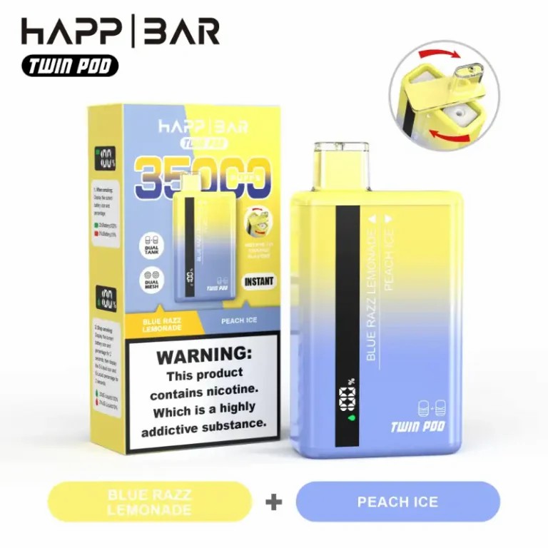 Happ-Bar-Twin-Pod-35000-Blue-Razz-Lemonade-Peach-Ice-768x768 Happ-Bar-Twin-Pod-35000-Blue-Razz-Lemonade-Peach-Ice-768x768