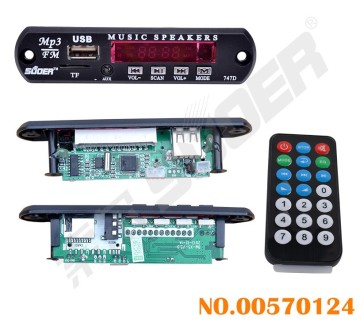 Suoer MP3 Decoder Board With TF Card and Remote