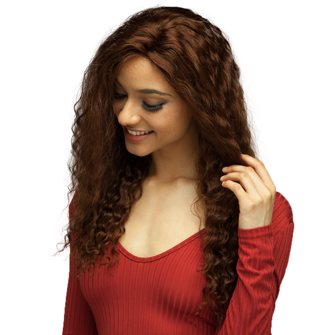 Wholesale Dark Brown Color 4 Deep Wave Curly Thin Film Full Lace Wigs Virgin Aligned Cuticle Best Selling Human Hair Wigs Dubai