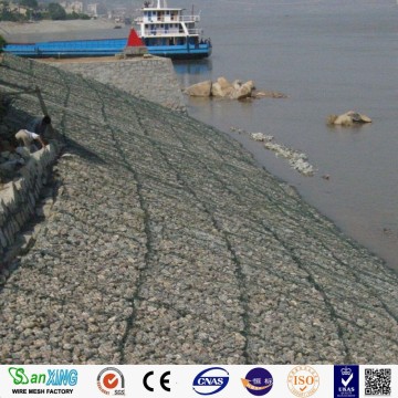 Hot doppad galvaniserad hexagonal ton gabion korgar storlek