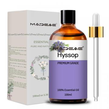 Huile essentielle Hyssop 100% pure de haute qualité au prix de gros