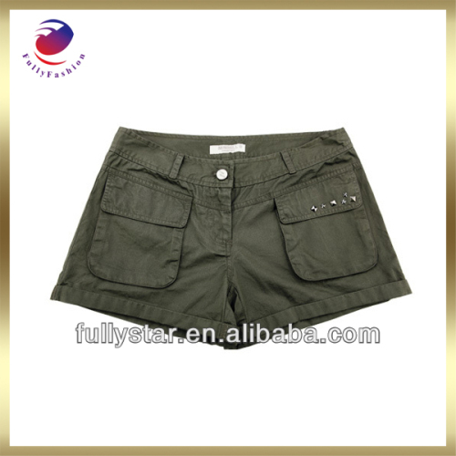 Han edition fashion shorts of leisure rivet large pockets