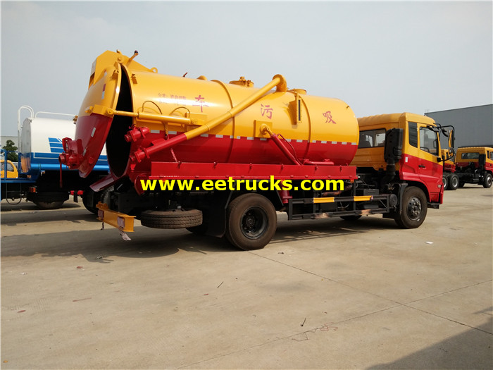 10ton Ordure Vacuum Tank Trucks