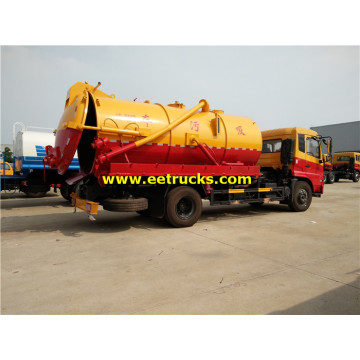 3000 Gallons 10ton Ordure Vacuum Tank Trucks