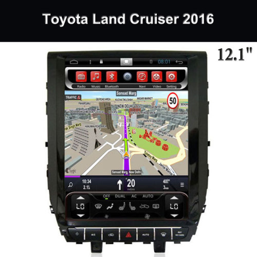 12.1-Inch Touch Screen Radio for Car Supplier Toyota Land Cruiser 2016