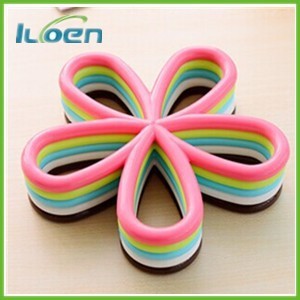 PDA and LFGB heat resistance silicone pads ,silicone funny table pads