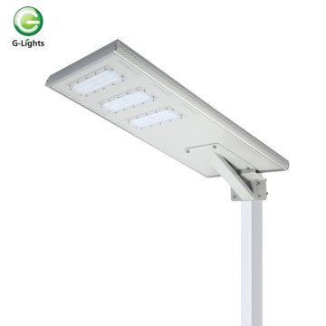 đèn đường LED năng lượng mặt trời tất cả trong một ip65 120w nhôm