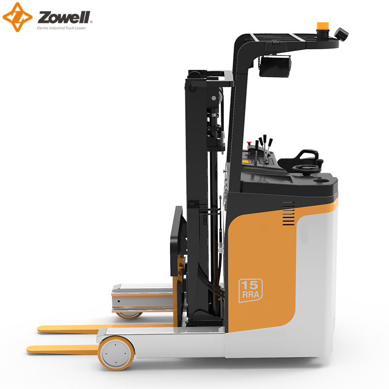 1.8 Ton Electric reach Forklift lift truck safe