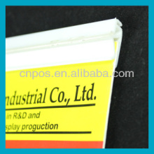 supermarket plastic poster banner hanger for holding