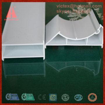 Plastic corner extrusion PVC fame profile