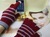 Three finger soft touch gloves touch screen gloves screen print gloves
