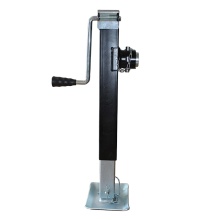 7000 lb Square Tube Side Wind Trailer Jack with Drop Leg