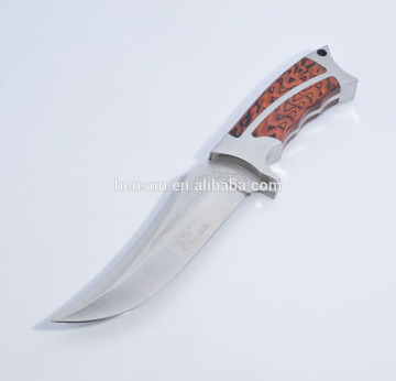 Survivor Blade with Wood Handle Fixed Blade Knife
