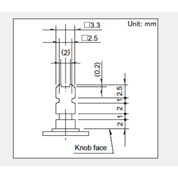 Spun series push switch