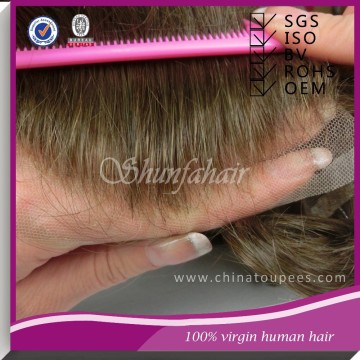 Natural toupee ,toupee for men , men hair toupee.