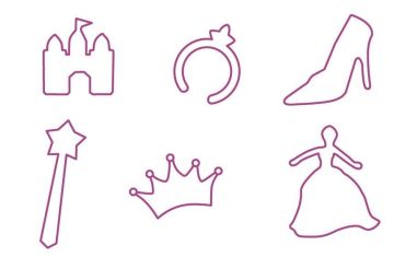 High Flexible Colorful Princess Pattern Silicone Silly Band For Girl