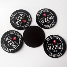 Waterproof round shaped  car magnet decal