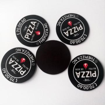 Waterproof round shaped  car magnet decal