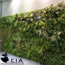 Artificial plants outdoor green wall , foliage wall decoration , fern wall decore plastic plant