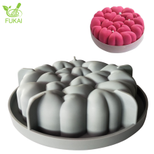 OEM Heart Shape Diamond Cut Silicone Mousse Cake Mold