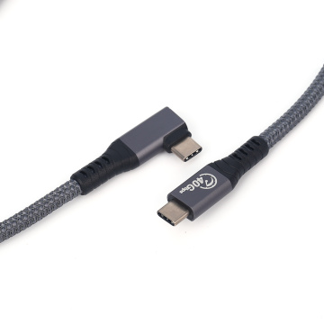 USB4 Right Angle USB-C to Display Cable