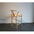 Y chair wooden high stool by solid wood