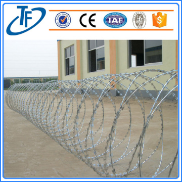 Steel concertina razor wire