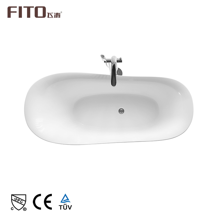 European Style Indoor Bathroom Portable Bathtub Classic Bathtub Simple Deep Acrylic Bathtubtub