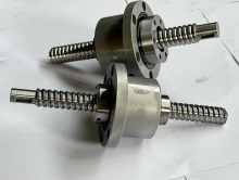 Rotate the nut ball screw